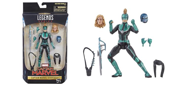 Le action figure di Captain Marvel confermano la comparsa della forma Binary Action Figure Hasbro Marvel Legends dedicata a Captain Marvel forma Starforce