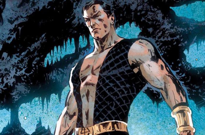 Un'immagine di Namor dai fumetti Marvel