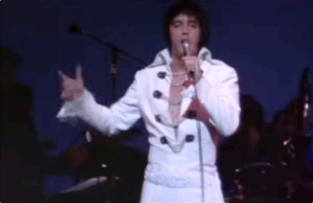 Elvis Presley Elvis Presley durante una sua mossa
