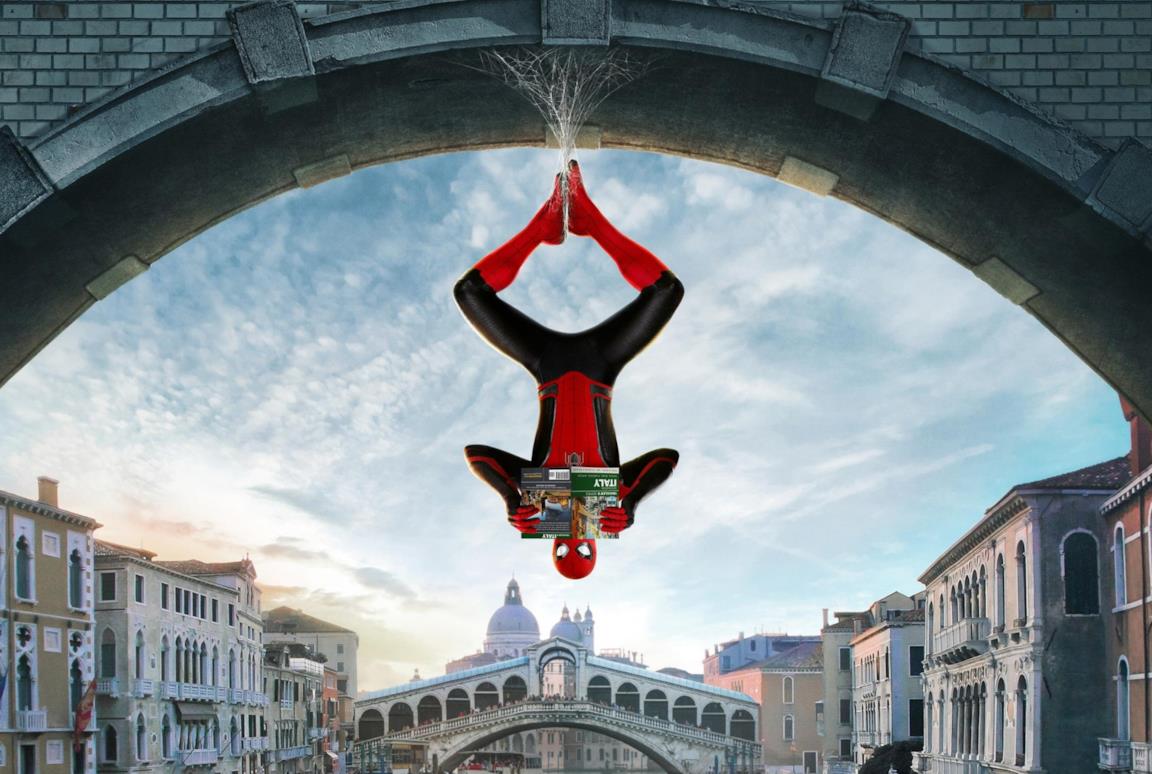 Spider-Man a testa in giù