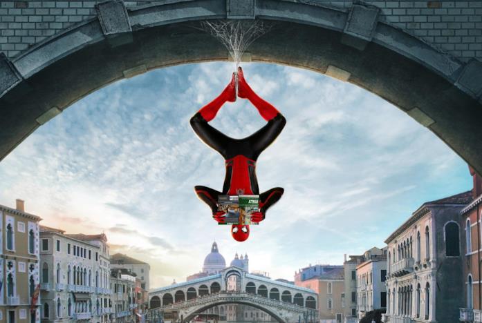 Spider-Man a testa in giù