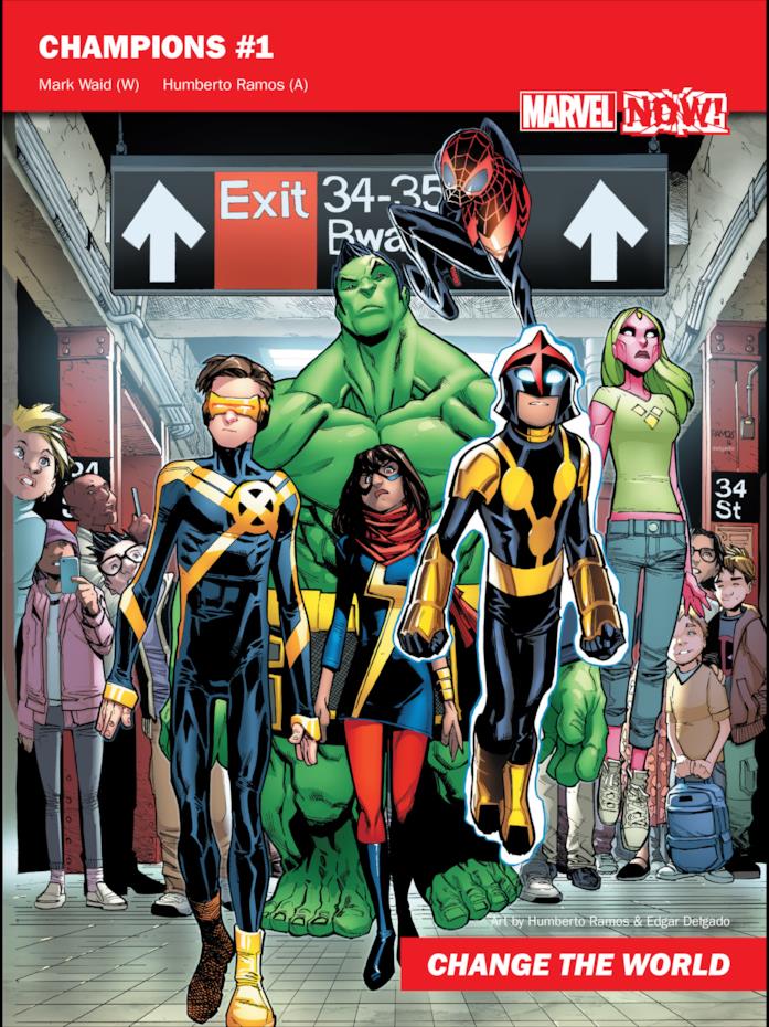 Marvel Champions (2016) Hulk farà parte di Champions, il giovane gruppo di eroi Marvel
