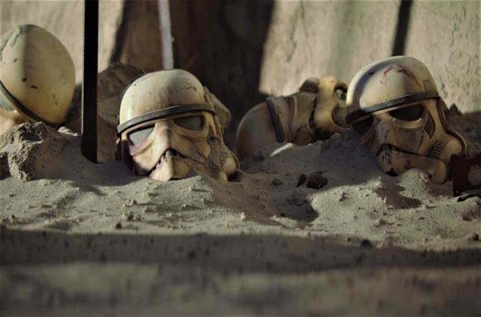 Una sequenza di The Mandalorian su Disney+