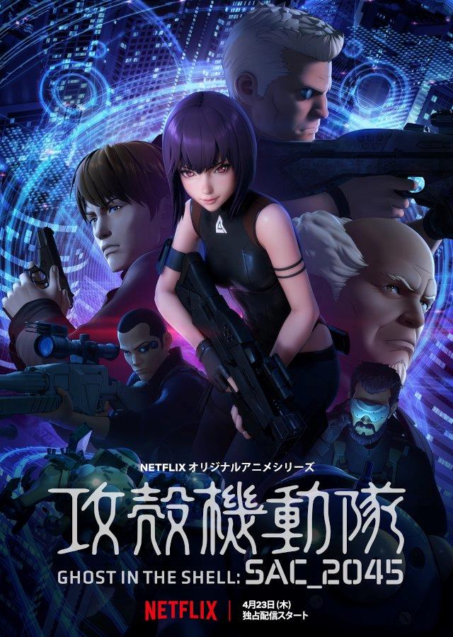 Il poster di Ghost in the Shell: SAC_2045 I personaggi di Ghost in the Shell: SAC_2045 nel poster
