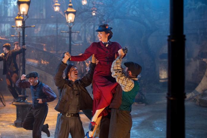 Mary Poppins e gli spazzacamini Mary Poppins e gli spazzacamini in un numero di danza