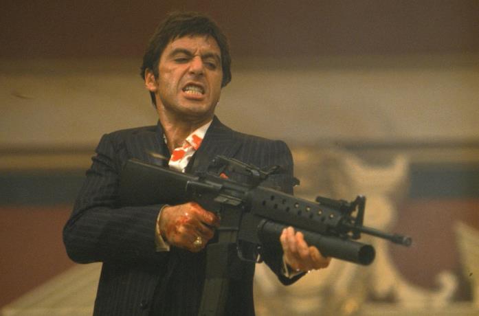 Al Pacino è Tony Montana in Scarface