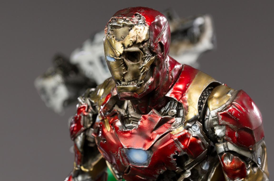 Iron Man zombie è adesso una statua di Iron Studios