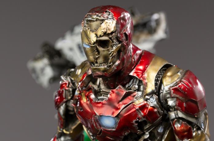 Iron Man zombie è adesso una statua di Iron Studios