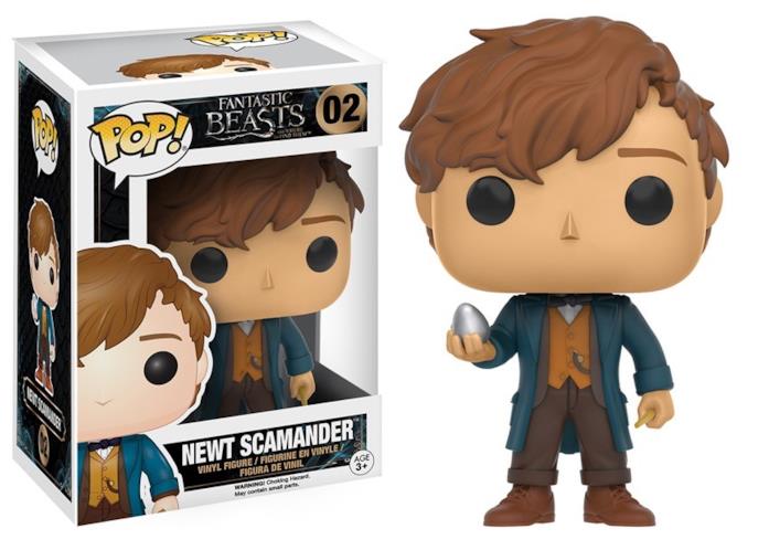 Newt Scamander Modellino di Newt Scamandro con un uovo in mano