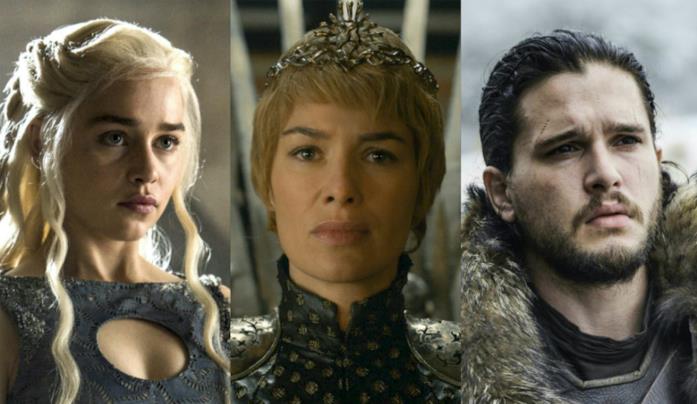Daenerys, Cersei e Jon Snow Daenerys, Cersei e Jon Snow di Game of Thrones