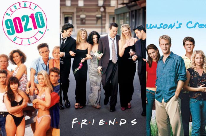 Un collage di triangoli nelle serie TV