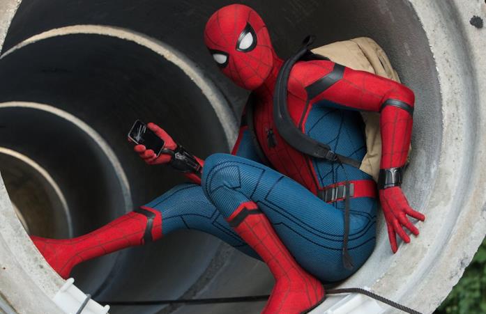 Tom Holland in Spider-Man: Homecoming