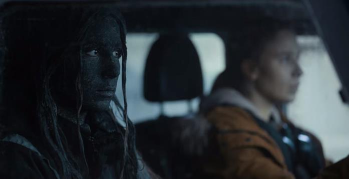 Gríma e il suo doppio Gríma e il changeling col suo aspetto in auto insieme