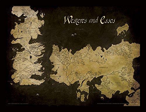 Mappa Westeros Immagine della mappa di GOT