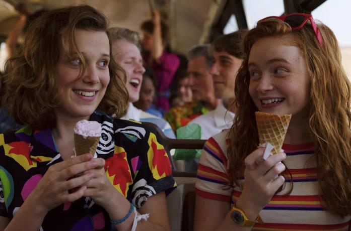 Undici e Max nella terza stagione di Stranger Things