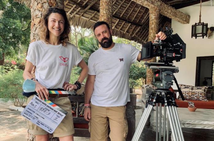 I due registi di Questa notte parlami dell'Africa, Carolina Boco e Luca La Vopa