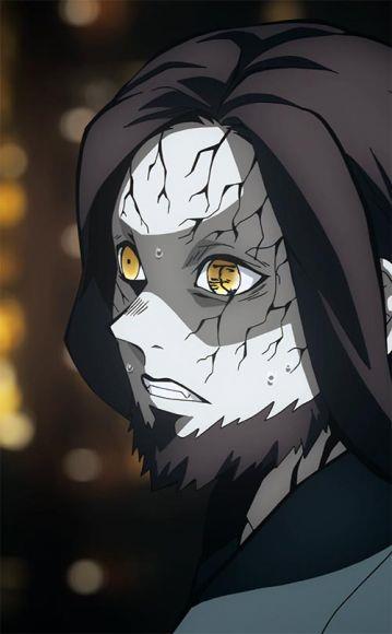 Rokuro di Demon Slayer Rokuro la luna calante