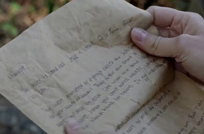 La lettera in The Walking Dead 10x16 La lettera in The Walking Dead 10x16