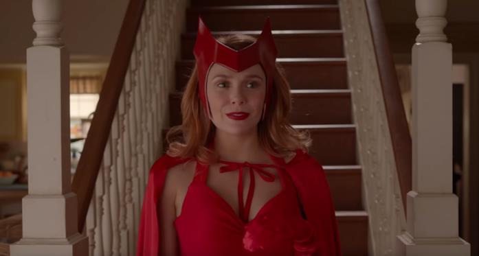 Scarlet Witch sarà in WandaVision, il debutto nello spot Big Game di Disney+ Primo piano di Scarlet Witch nello spot Big Game di Disney+