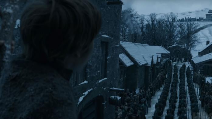GoT 8x01: l'arrivo di Daenerys a Grande Inverno L'arrivo di Daenerys e del suo esercito a Grande Inverno