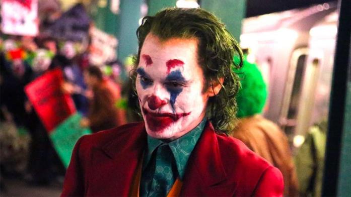 Joker in una scena del film