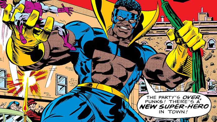 Nei fumetti Bill Foster è il supereroe Golia Nero Dettaglio della cover di Black Goliath #1