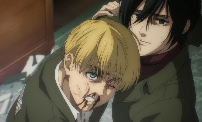 Armin e Mikasa falliscono nel tentativo di far ragionare Ere