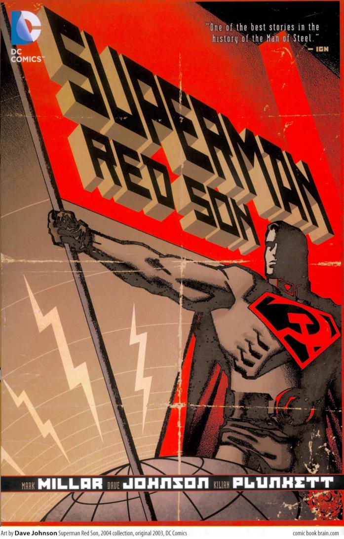 Superman: Red Son è la storia di Superman se fosse arrivato in URSS Copertina dell'Elseworld Superman: Red Son