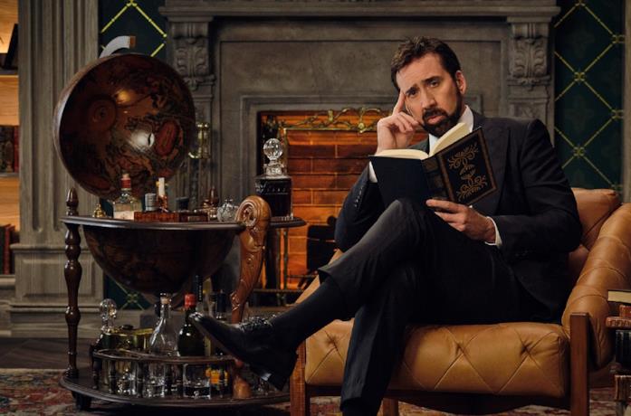 Nicolas Cage in una scena della serie Netflix History of Swear Words