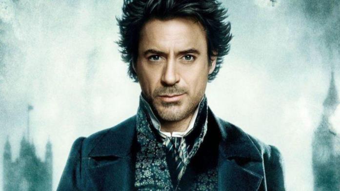 Sherlock Holmes, uno dei detective migliori di film e serie TV Robert Downey Jr., primo piano nei panni di Sherlock Holmes