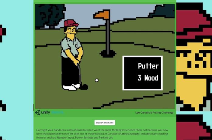 Il videogame online Lee Carvallo's Putting Challenge