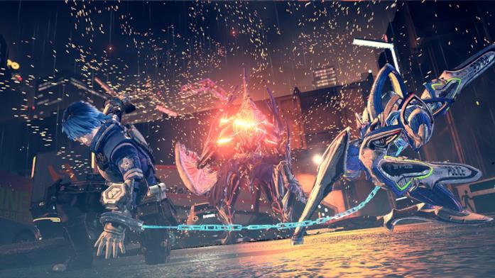 Azione frenetica in Astral Chain su Nintendo Switch