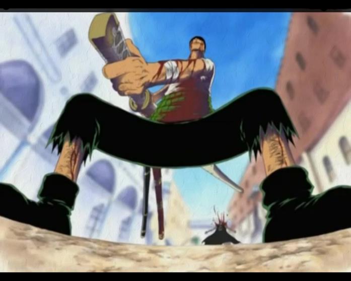 Canto del Leone Zoro One Piece Canto del Leone vs Mr.1