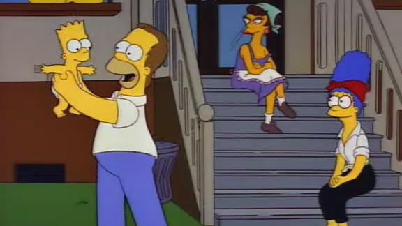 I Simpson in un flashback