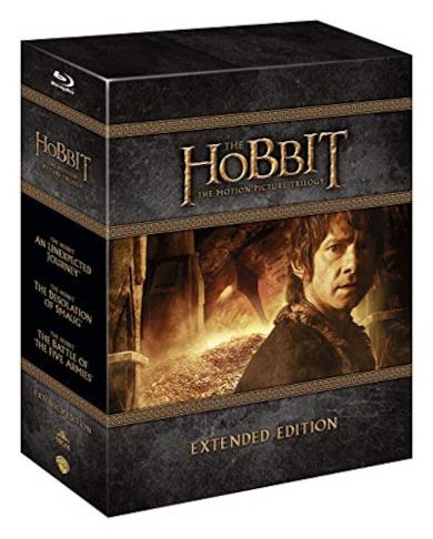 Cofanetto Blu-ray de Lo Hobbit: Film 1-3