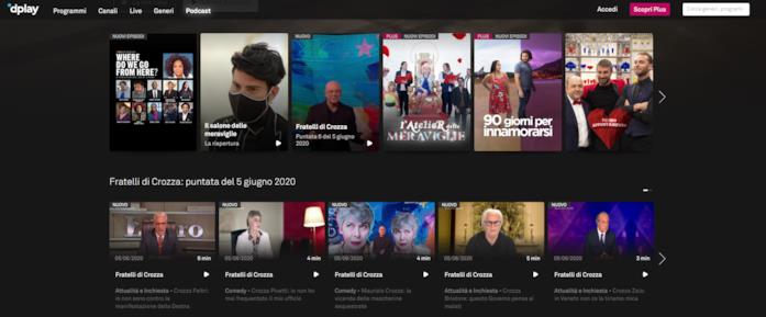Dplay, la piattaforma streaming di Discovery La Home di Dplay