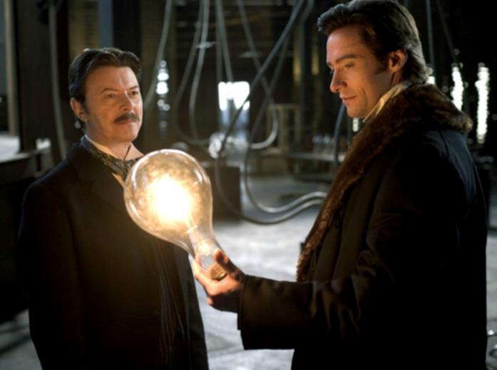 The Prestige David Bowie e Hugh Jackman in The Prestige