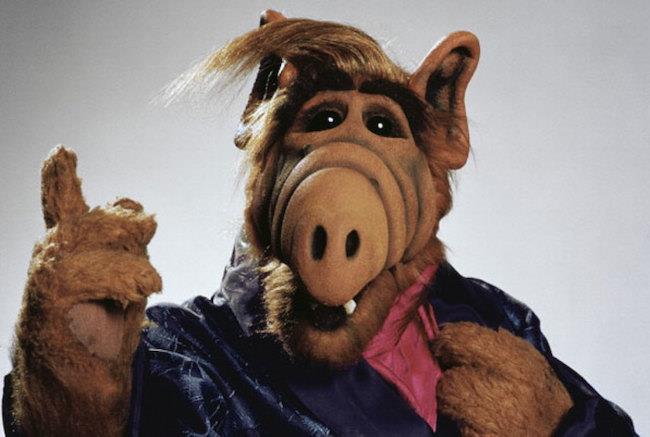 ALF, il simpatico alieno protagonista dell'omonima sitcom ALF, l'alieno sbarcato nella San Fernando Valley