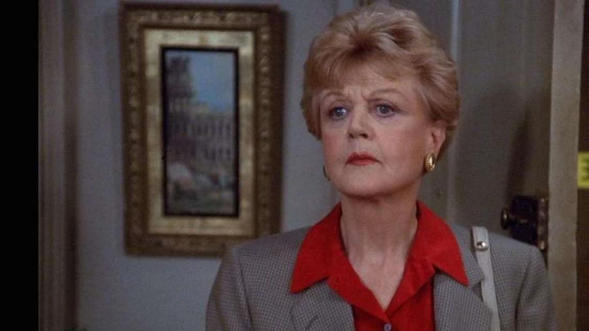 Un mezzo busto di Angela Lansbury nei panni di Jessica Fletcher