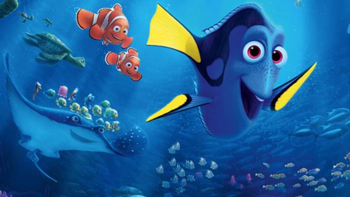 Cartoni Disney Natale 2020: la programmazione dei canali Rai Una scena di Alla ricerca di Dory