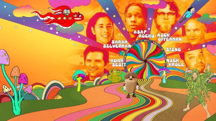 Adam Scott, Sarah Silverman e gli altri raccontano l'LSD Un'immagine promo di Un buon trip: avventure psichedeliche