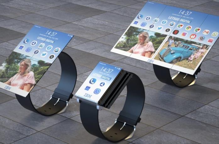 Il concept di LetsGoDigital dello smartwatch brevettato da IBM
