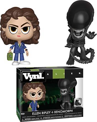Funko 37755 VYNL: Alien 40th Xenomorph e Ripley con Tracke da Collezione, Multicolore