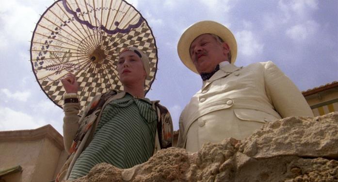 Delitto sotto il sole: Jane Birkin e Peter Ustinov Jane Birkin e Peter Ustinov in Delitto sotto il sole