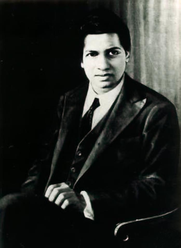 Srinivasa Ramanujan Un ritratto di Srinivasa Ramanujan