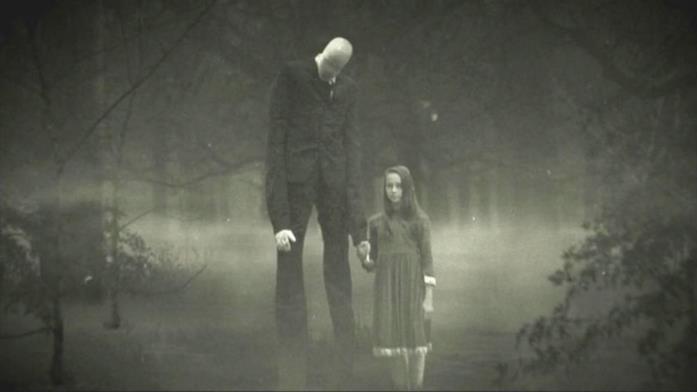 Una delle raffigurazioni dello Slender Man