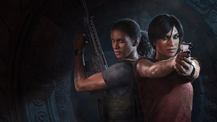 Chloe e Nadine sulla copertina di Uncharted: L'Eredità Perduta
