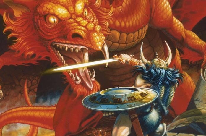 Un'immagine della cover del manuale del giocatore di Dungeons & Dragons