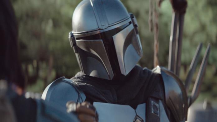 Il mandaloriano nella serie tv The Mandalorian