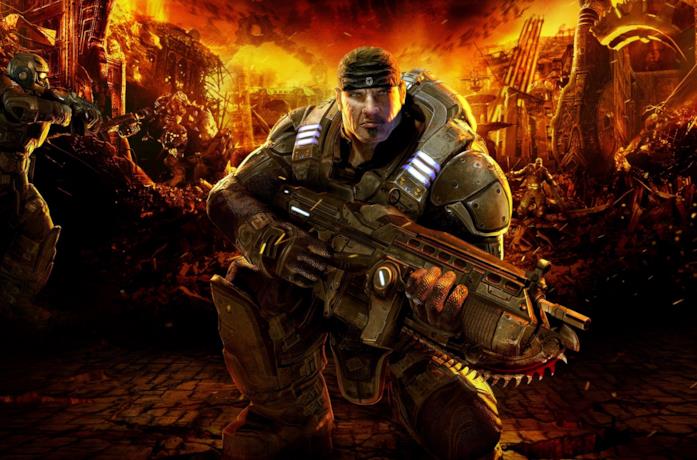 Marcus Fenix in Gears of War